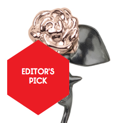 Marina's Roses Earring as Editor's Pick on never underdressed.