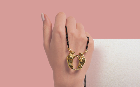 DANCING BULLS NECKLACE