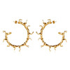 Hoop Earrings with Horses