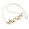 Medium Twisted Horse Necklace