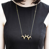 Small Twisted Horse Necklace