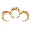 Find me in the Rose Garden Ring - golden