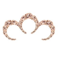 Find me in the Rose Garden Ring - rose golden