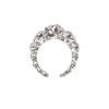 Stella's Roses Ring - silver