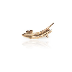 Small Paint Stroke Earring - rose gold