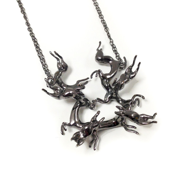 The Black Magical Horse Necklace
