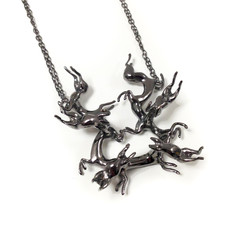 The Black Magical Horse Necklace