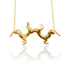 Small Twisted Horse Necklace