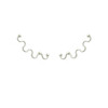 Curvature earring - silver