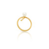 Daisy Pearl ring - golden