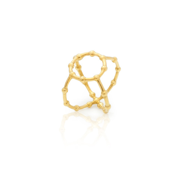 Dot Dots Ring - golden