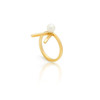 Vivian Pearl ring - golden