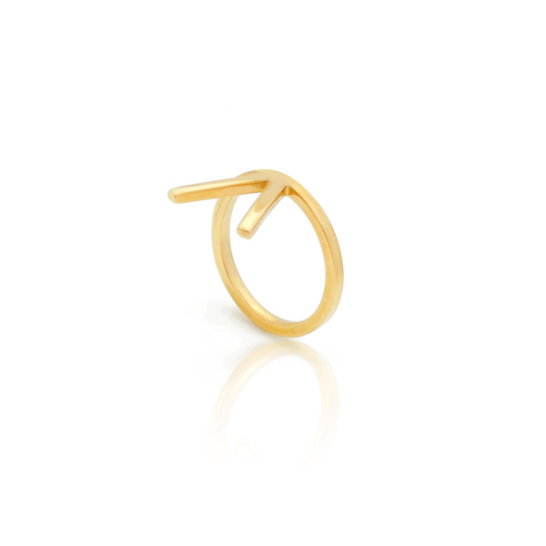 Vivian ring - golden