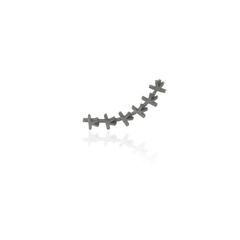 Charly earring - oxidised silver