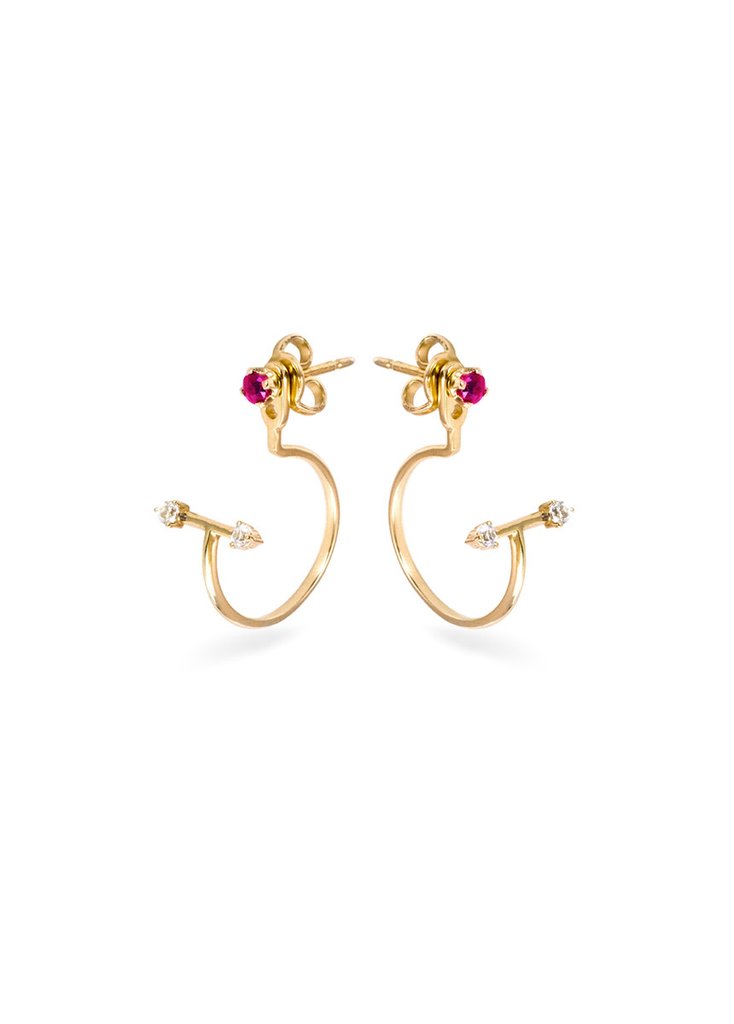renversé hoop pink