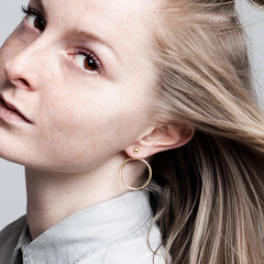 Circulium Earrings - golden