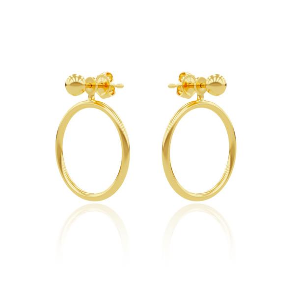 Circulium Earrings - golden