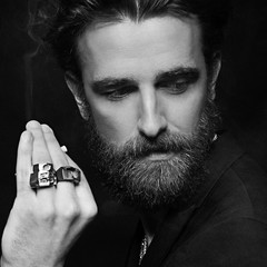 Via Bari Oxidized Silver Ring