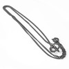 Via Carini Oxidized Silver Necklace