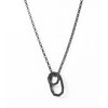 Via Imera Oxidized Silver Necklace
