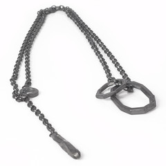 Via Imera Oxidized Silver Necklace
