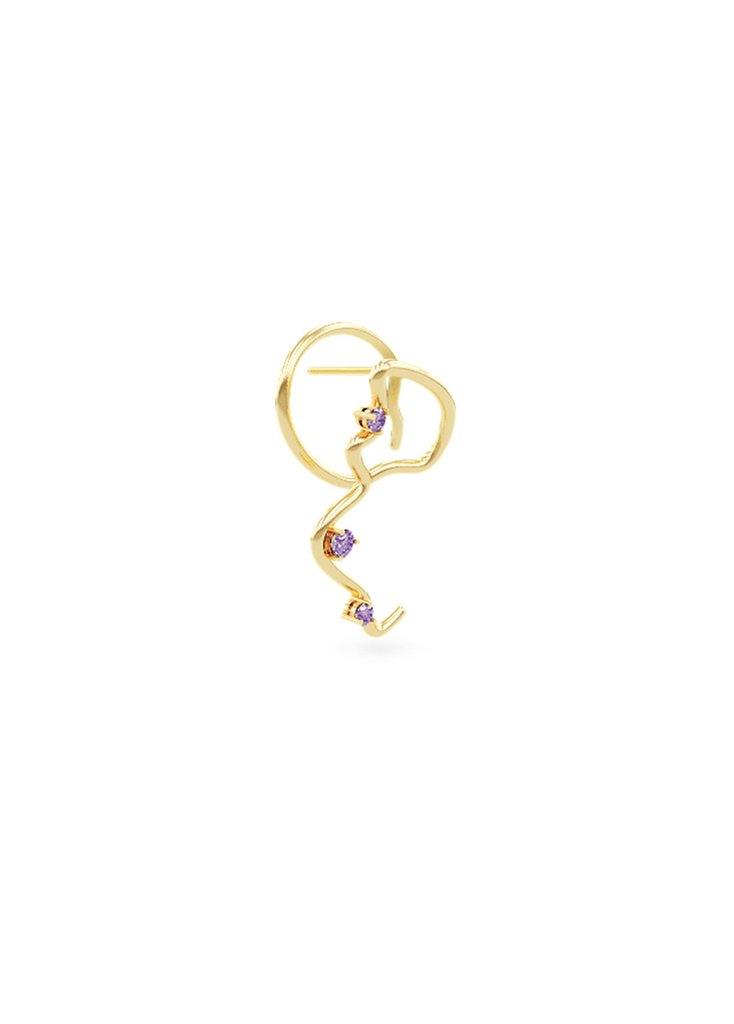 loopy twining amethyst