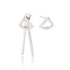 Drawing Angles earrings - silver
