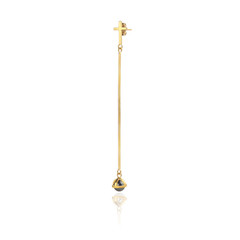 Holy Pearl Pendant Earring - Black