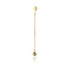 Holy Pearl Pendant Earring - Black
