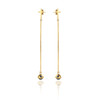 Holy Pearl Pendant Earring - Black
