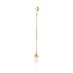 Holy Pearl Pendant Earring - White