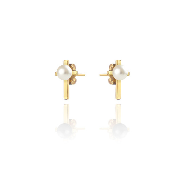 Holy studs - White