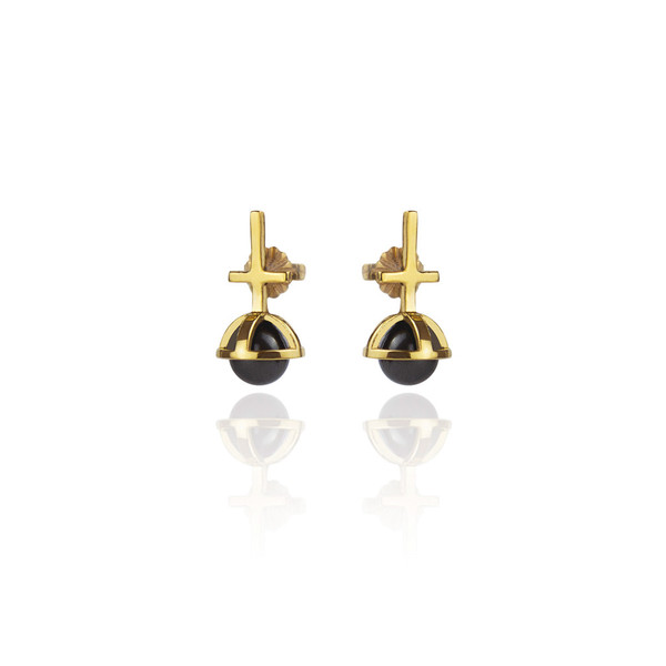 Not So Holy Pearls earrings