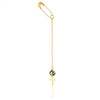 Sin Pin Chain Pendant Earring
