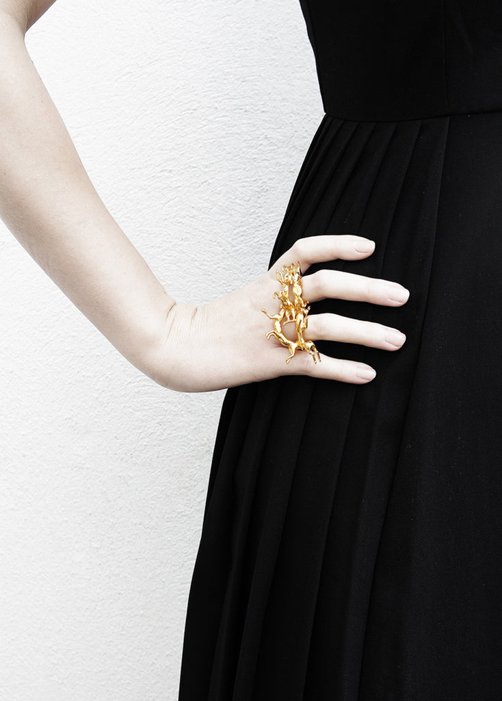 knuckleduster with horses