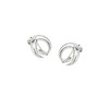 Tusk Earrings - silver