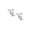 Tusk Earrings - silver