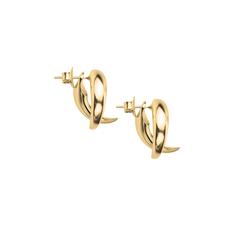 Tusk Earrings - golden