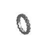 Ring with Tiny Roses - black