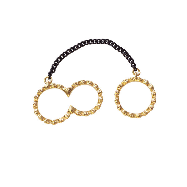 Roses Rings with chain