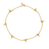 Gold Vermeil Bulls on a Leash Necklace