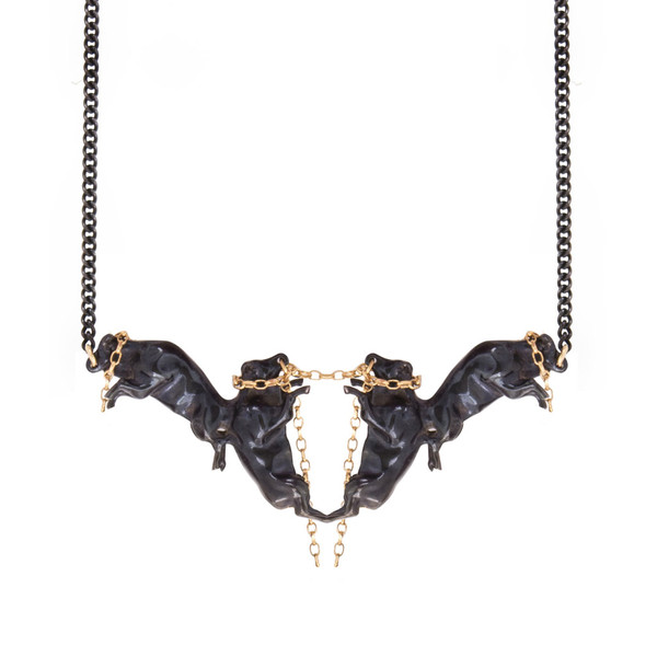 Black Bulls Necklace