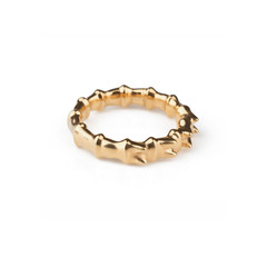 Stackable Thorn Ring - golden