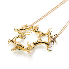 Round and Round They Go Necklace
