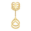 Ella Double Ring with chain