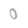Ring with Tiny Roses - silver