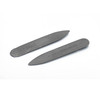 Ivy Oxidized Silver Collar Stiffeners