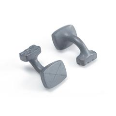 Ivy Oxidized Silver Cufflinks