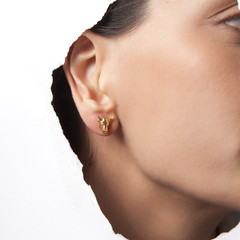 Tiny Bull Studs - golden
